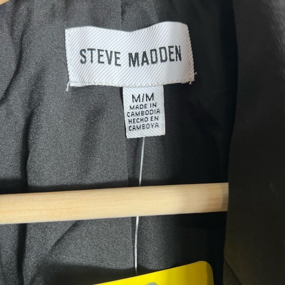 NWT Steve Madden Ladies' Blazer, Black M - Picture 6 of 6